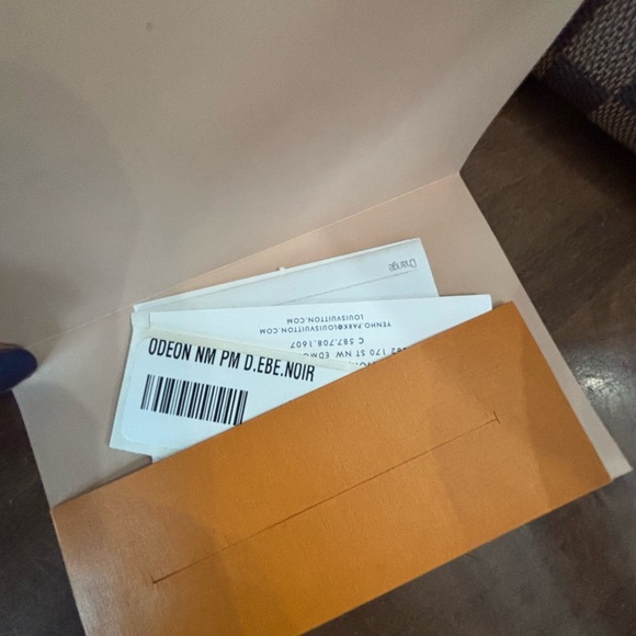 Louis Vuitton Damier Odeon NM PM N50064 Brown and Black Checkered Shoulder Bag - Picture 5 of 6